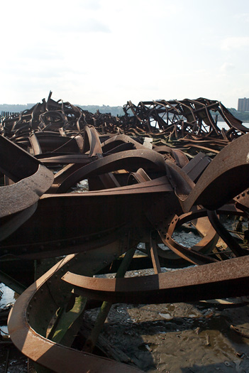 The Collapsed Piers of Riverside Park South